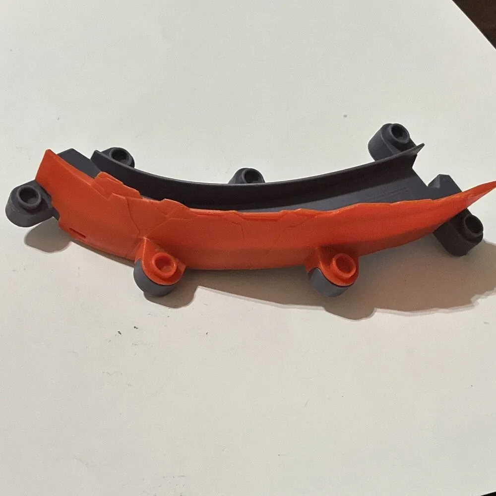 TOMY Chuggington StackTrack Curved Track Orange Guard Rail Replacement Part OEM